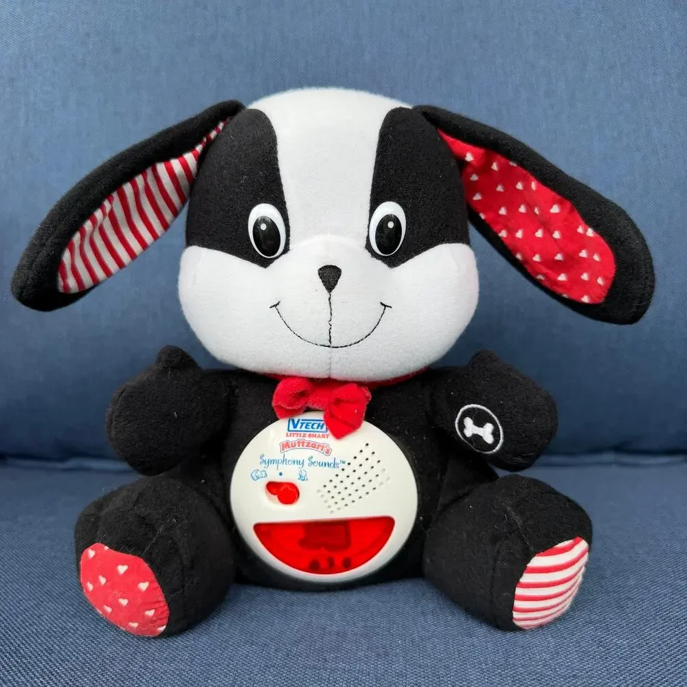 Vintage Vtech Little Smart Muttzarts Symphony Sounds Plush Dog Musical Toy RARE